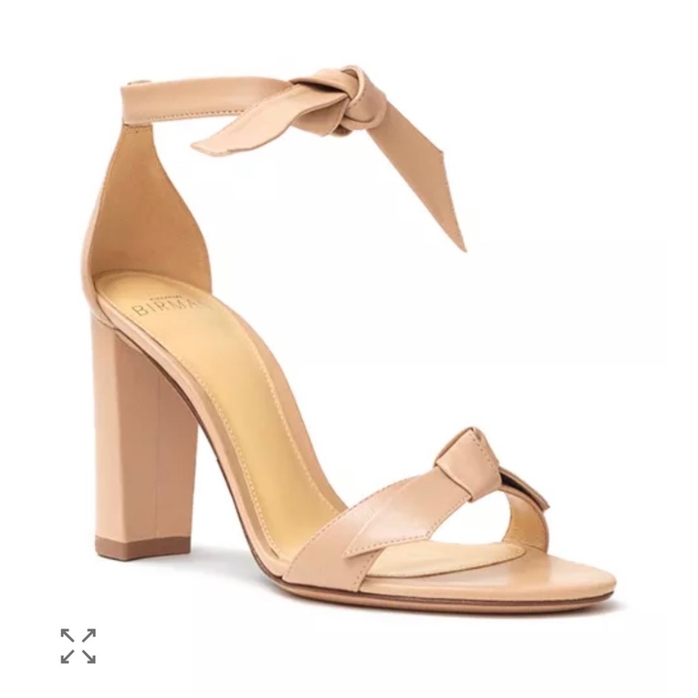 Alexandre Birman Clarita Ankle Tie High Block Heel Sandals